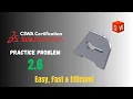 SOLIDWORKS Practice Problem 2 6 Solution CSWA Preparation CAD Exercise