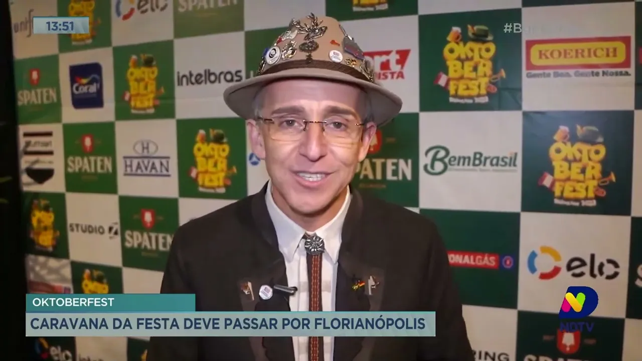Caravana da Oktoberfest deve passar por Florianópolis