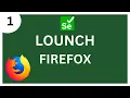 Launch Firefox Browser using selenium java