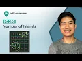 Leetcode 200 Number of Islands - Coding Question Walkthrough