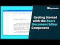 Create a Document Editor Word Processor in React