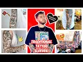 Reacting To American Traditional Tattoo Sleeves