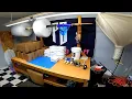 POV working in USPS shipping center lots of packing 4k