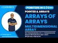 Pointers in Session 19 Arrays of Arrays Multidimensional Array Pointer Arrays