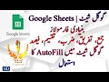 Google Sheets Addition Subtraction Multiplication Division Percentage Using Autofill