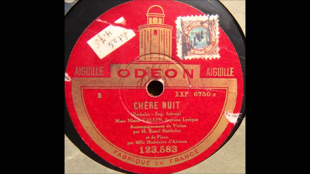 Ninon Vallin - Le bonheur est chose légère - Chére nuit Ninon Vallin - Le bonheur est chose légère - Chére nuit