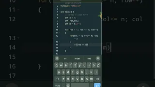 Pattern no 28 C language