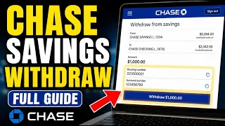 How to wit raw from Chase savings with routing and account verification - Full Guide