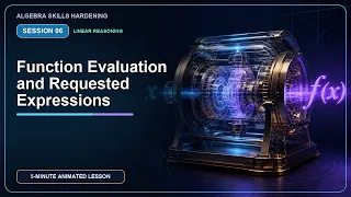 Evaluating Functions and Expressions Algebra Lesson 6