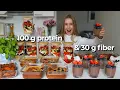 WHAT I EAT IN A WEEK Back to Routine Meal Prep Healthy Recipes