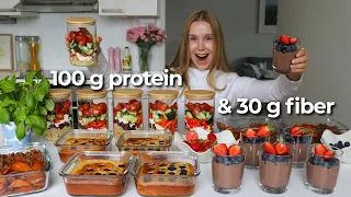 WHAT I EAT IN A WEEK: Back to Routine, Meal Prep, Healthy Recipes