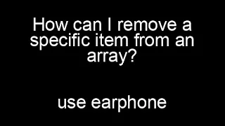 How to remove a specific element from javascript array javascript interview questions