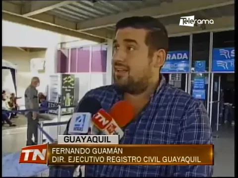 Registro civil en emergencia al no contar con materia prima