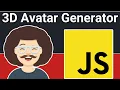 Build a 3D Cartoon Avatar Generator and Export it to SVG PNG Image Using Fabricjs in Javascript