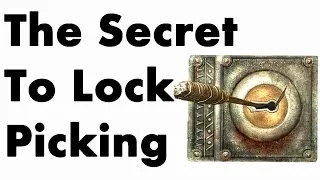 Skyrim The Secret to Lockpicking Never Fail again