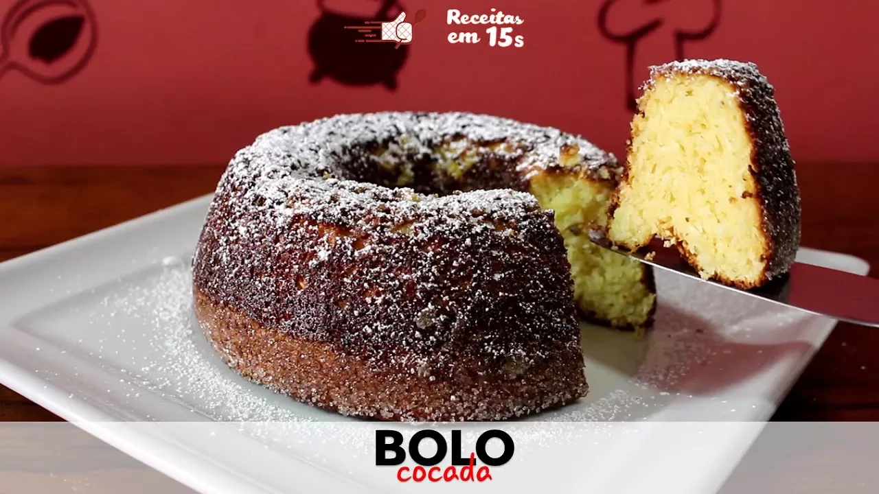 BOLO COCADA EM 15 SEGUNDOS