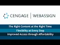 WebAssign with Corequisite Support for Math and Statistics