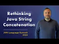Rethinking Java String Concatenation