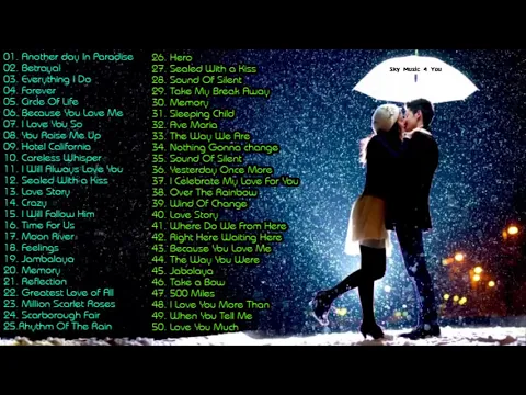 Download MP3 Top 50 Instrumental Love Songs Collection - Lagu Barat Tahun 70s 80s 90s best romantic love songs