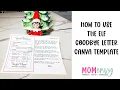 How to Use the Elf on a Shelf Goodbye Letter Canva Template