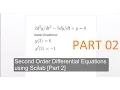 Second Order Differential Equations using Scilab Part 2