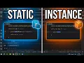 Stop confusing static and instance variables