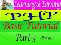 PHP Basic Tutorial learning Earning Development project Rajbari part-3