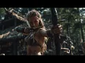 Download Lagu 2025 Action Movie | A female warrior is attacked by savages in the forest and fights back fiercely.