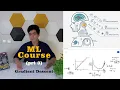 Gradient Descent algorithm Machine Learning course prt3