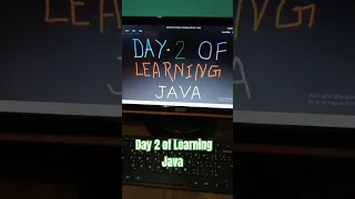 Day 2 of Learning Java Operators in Java