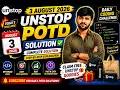 Unstop POTD Solution August 3 2026 Complete Solution Claim FREE Unstop Goodies