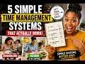 5 Simple Daily Time Management Systems That Actually Work Stop Being Busy Stay Focused