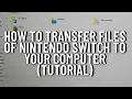 How to transfer files of Nintendo switch to your computer Tutorial