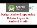 Design of Android App using Relative Layout in Android Studio