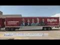 Hy-Vee florist honored with likeness on semi