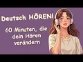 Download Lagu Deutsch Podcast - Deutsch Hören | Ep: 19 |  60 Minuten Training für besseres Hörverstehen!