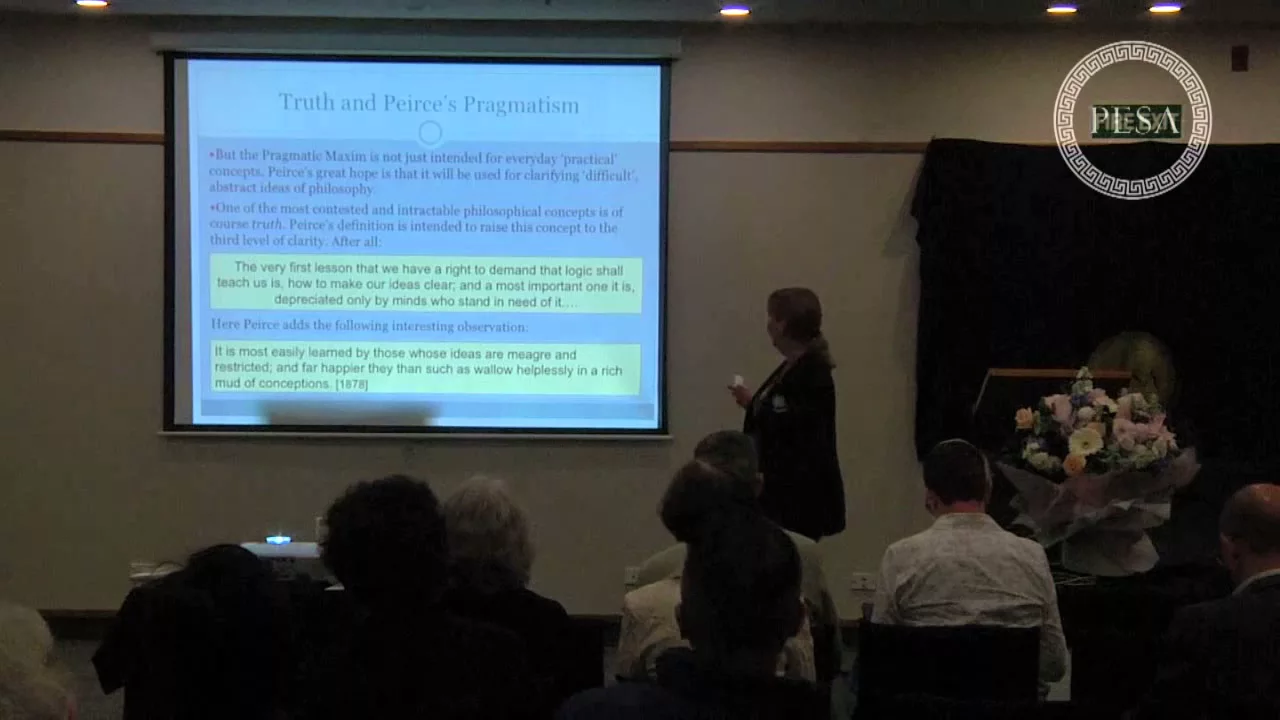 Dr Catherine Legg - Charles Peirce's Limit Concept of Truth