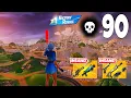 90 Elimination Solo Vs Squads Zero Build Gameplay Wins Fortnite chapter 5