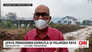 Upaya Pemadaman Karhutla di Palangka Raya