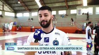 Pequeno município Santiago do Sul surpreende no futsal dos JASC