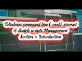 1 Introduction - windows CMD