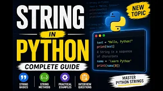 Python Strings Tutorial Everything You Need to Know Part 1