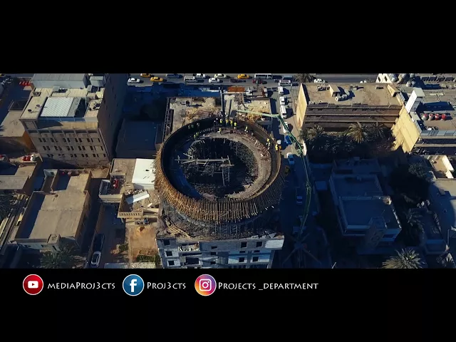 ⁣جانب من اعمال الصب في مشروع المركزُ الإسلاميّ للدّراسات الاستراتيجيّة