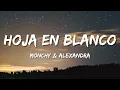 Hoja En Blanco – Monchy & Alexandra (Letra\Lyrics)