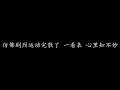 头发乱了 张学友 (歌词版)