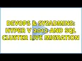 DevOps SysAdmins Hyper V 2012 and SQL Cluster Live migration