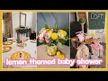 The Sweetest Lemon Baby Shower Decorating Details Special Memories