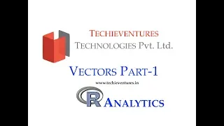 Vectors in R R - Programming Part 1