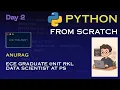 Python A-Z Day 2 Operators Control Flow Functions