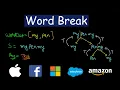 Word Break Dynamic Programming Leetcode